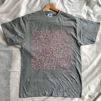 Image of Liverpool Bands name-chains grey t-shirt