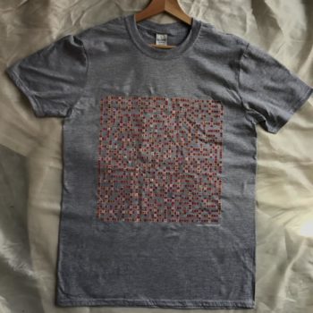 Image of Manchester United name-chains grey t-shirt