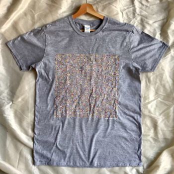 Image of Manchester Bands name-chains grey t-shirt