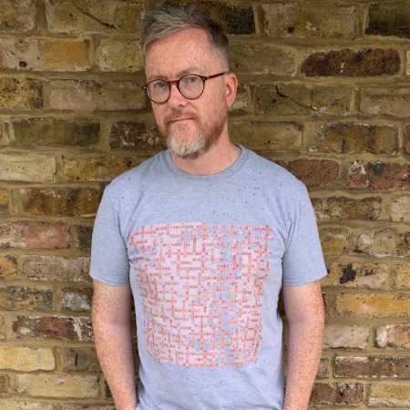 image of geoff lloyd wearing grey game of thrones name-chains t-shirt